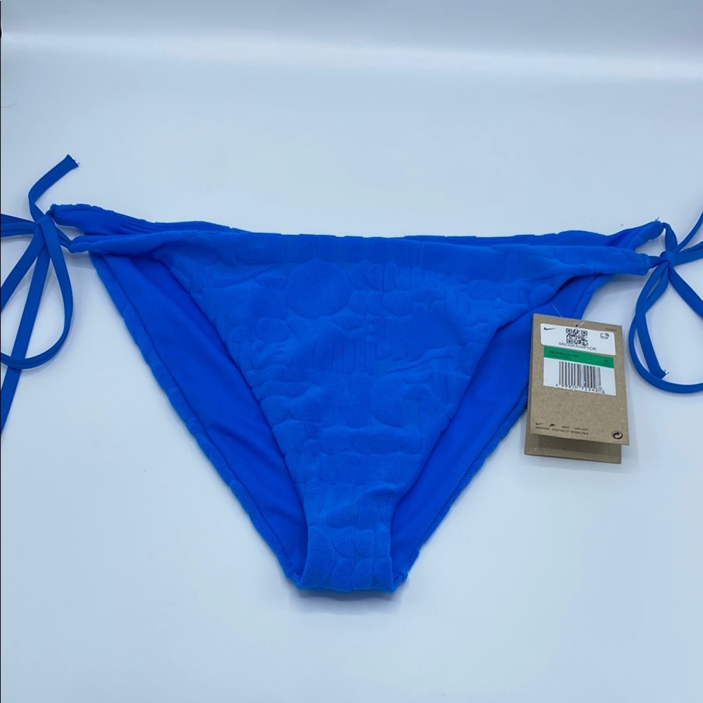 ✨NIKE Blue Adjustable String Bikini Bottom✨